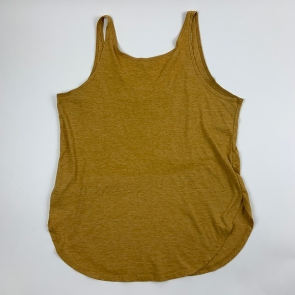 Back To My Roots Tank Top Womens Medium Yellow Silver - Picture 7 of 7